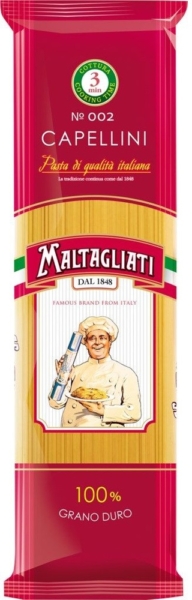 Макаронное изделие Мальтальяти №002 Capellini 450гр