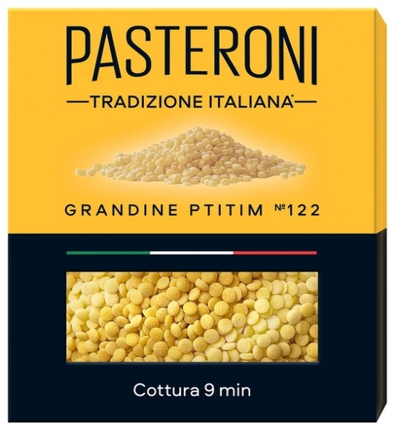 Макаронные изделия PASTERONI Грандине Птитим №122 400гр