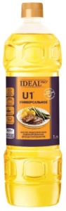 Масло подсолнечное рафинированное IDEAL pro U1 Универсальное 1л