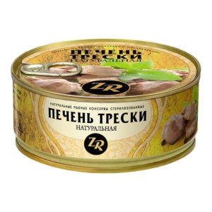 Печень трески Золотая рыбка натуральная 230гр