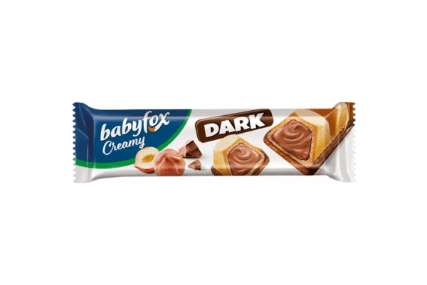 Батончик вафел Babyfox Creamy Dark 18гр