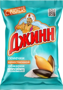 Семечки жареные Джинн с морской солью 100гр