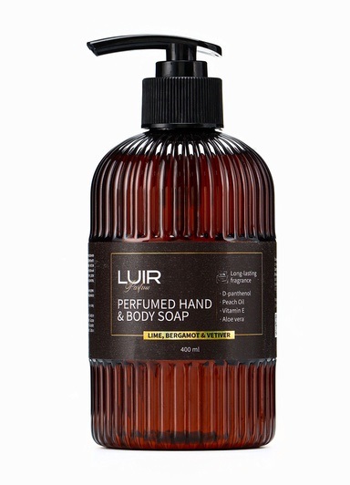 Парфюмированное мыло для рук и тела Luir Lime Bergamot & Vetiver 400мл