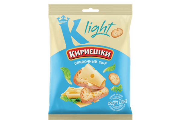 Сухарики Кириешки Light сливочный сыр 33гр