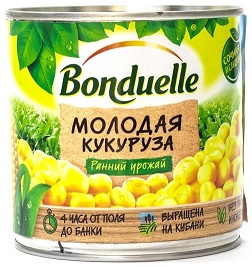 Кукуруза Бондюэль молодая 340гр