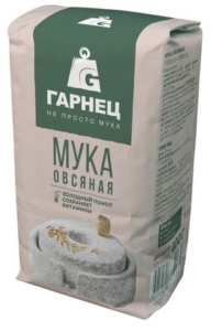 Мука Овсяная Гарнец холодный помол 400гр