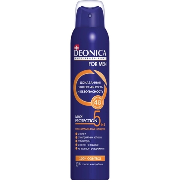 Дезодорант спрей Deonica 5 protection FOR MEN 200мл