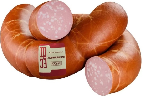 Колбаса Любительская вареная 450г Торес*