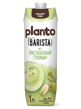 Напиток соевый Planto Barista фисташковый пломбир 1л