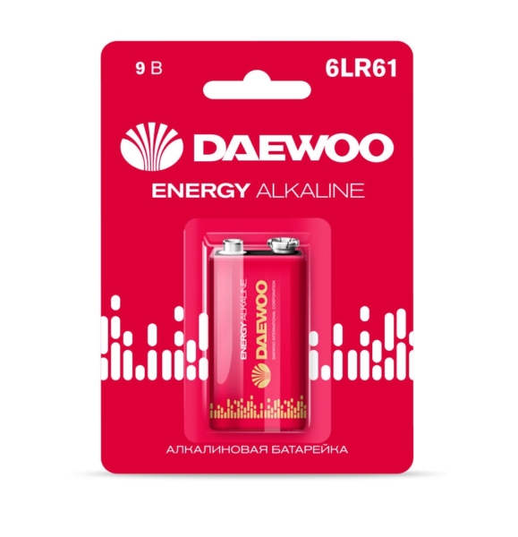 Батарейки Daewoo 6L R61 9В