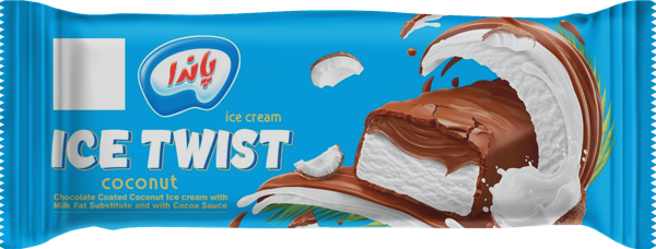 Мороженое ICE TWIST кокосовое с какао-соусом 60г Иран*