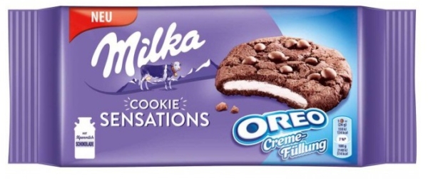 Печенье Милка Sensations Oreo creme 156гр