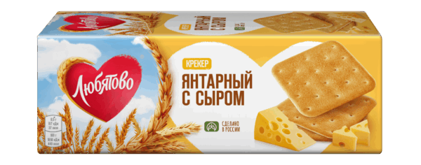 Крекер Любятово со вкусом сыра Воронеж*