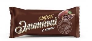 Сырок глазир Элитный с какао 23% 38гр ОАО Минский молочный завод №1*