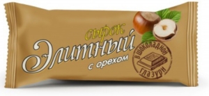 Сырок глазир Элитный с орехом 20% 38гр ОАО Минский молочный завод №1*