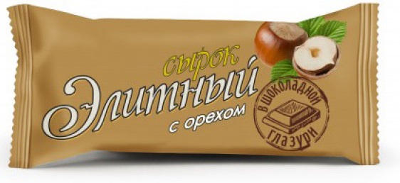 Сырок глазир Элитный с орехом 20% 38гр ОАО Минский молочный завод №1*