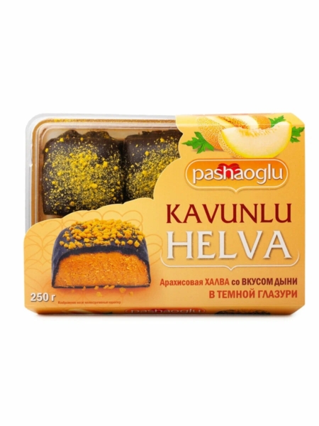 Халва арахисовая со вкусом дыни в конд. глазури ООО Восточный букет *