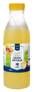 Белок яичный куриный пастер. жидкий Chef 500гр