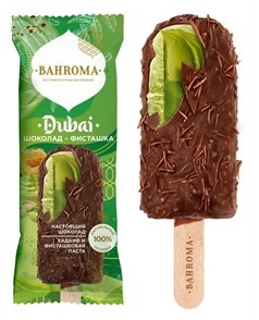 Мороженое эскимо Бахрома Dubai шоколад фисташка 90гр