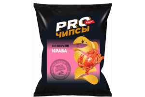 Чипсы PRO-Чипсы со вкусом краба 60г ООО КДВ Яшкино*