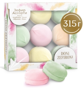 Зефир Ассорти Doni Zefironi 315гр