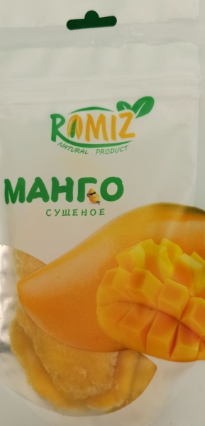 Манго сушеное Romiz 100гр