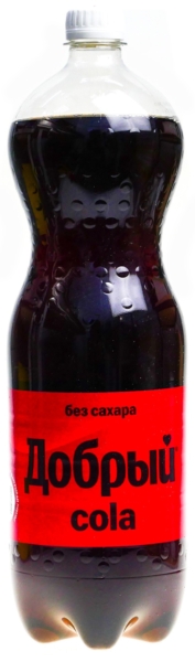 Напиток безалкогольный Добрый Кола без сахара 1,5л