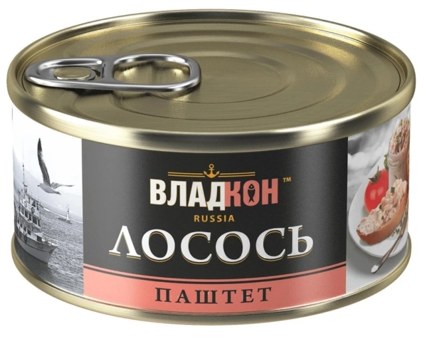 Паштет из Лосося 100гр Владкон