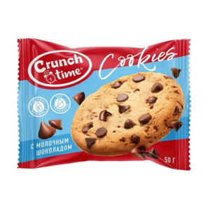 Печенье CRUNCH TIME с молочным шоколадом Cookies 50гр