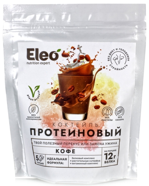 Коктейль протеиновый кофе Eleo 150гр