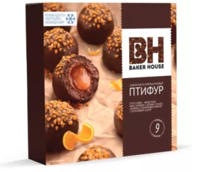 Пирожные-мини шоколадный птифур Baker House 225гр